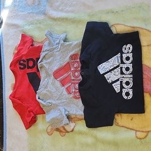 Baby boy Adidas 18 month onesies